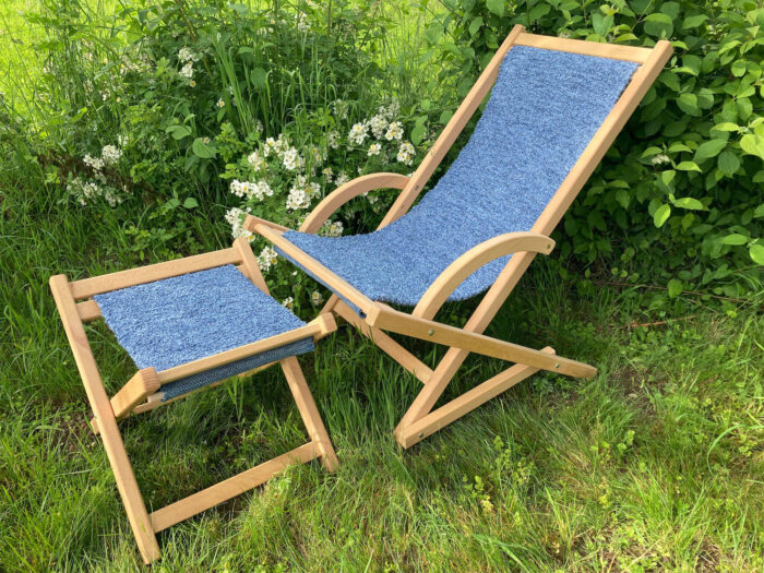 Faulenzer taubenblau 56