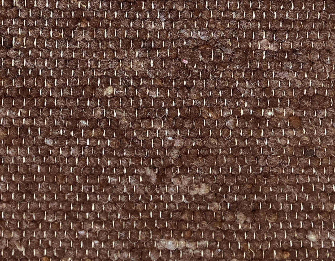 Schafwollteppich "Ischgl", gewalkt braun meliert 6 Schafwollteppich "Ischgl", gewalkt braun meliert – Bild 6