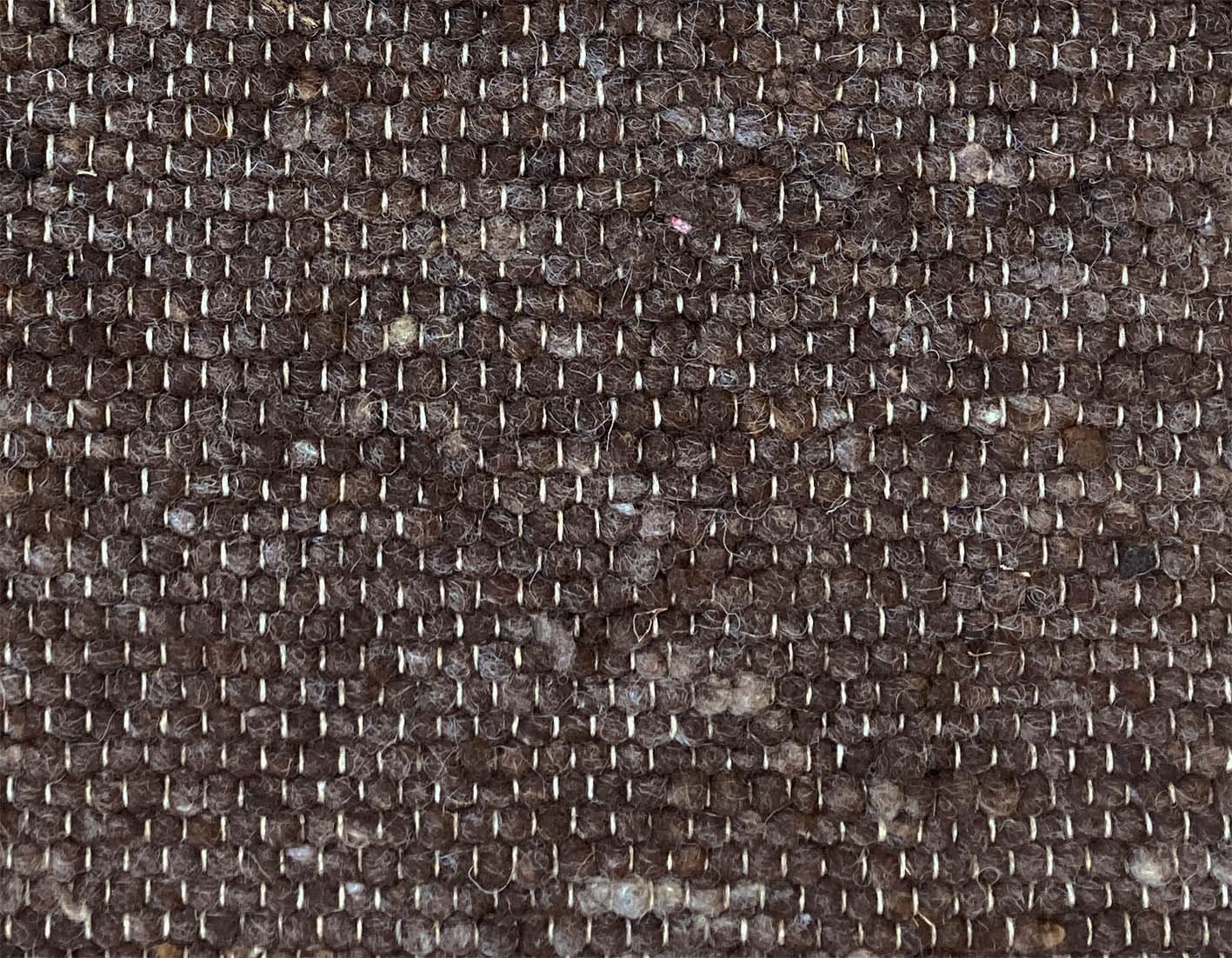 Schafwollteppich "Ischgl", gewalkt braun meliert 5 Schafwollteppich "Ischgl", gewalkt braun meliert – Bild 5