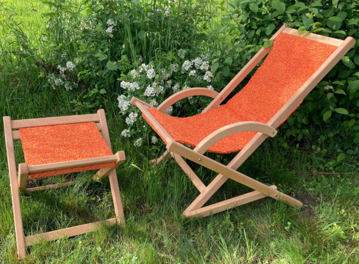 Faulenzer orange-rot 90