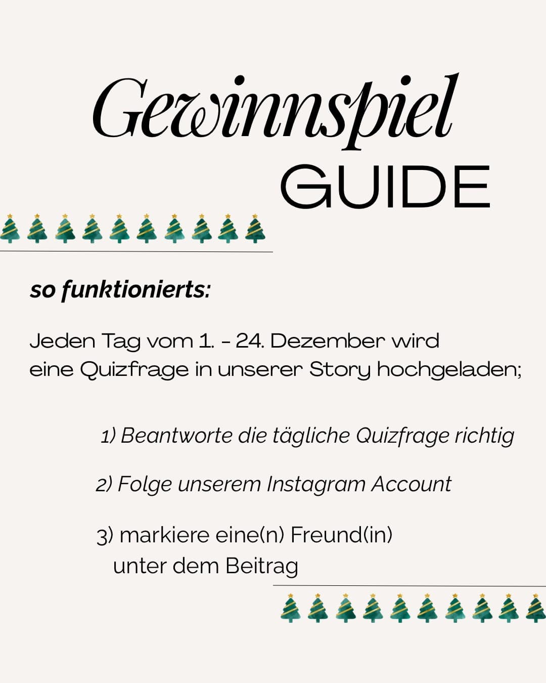 Unser Adventskalender-Gewinnspiel startet! 4 Gewinnspiel 1
