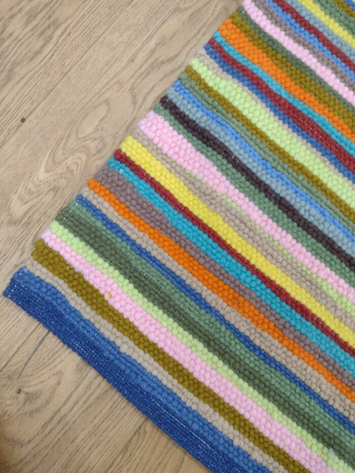 Schafwollteppich Meran bunt gestreift, 200/300 cm – Bild 3