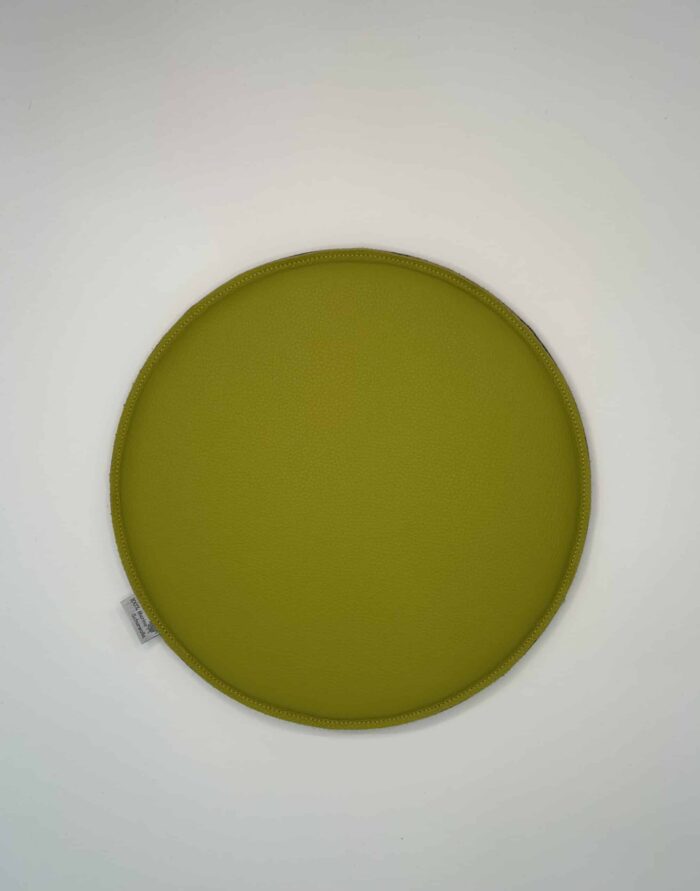 Doppelseitiges Leder/ Filzsitzkissen Ø35cm – Bild 5