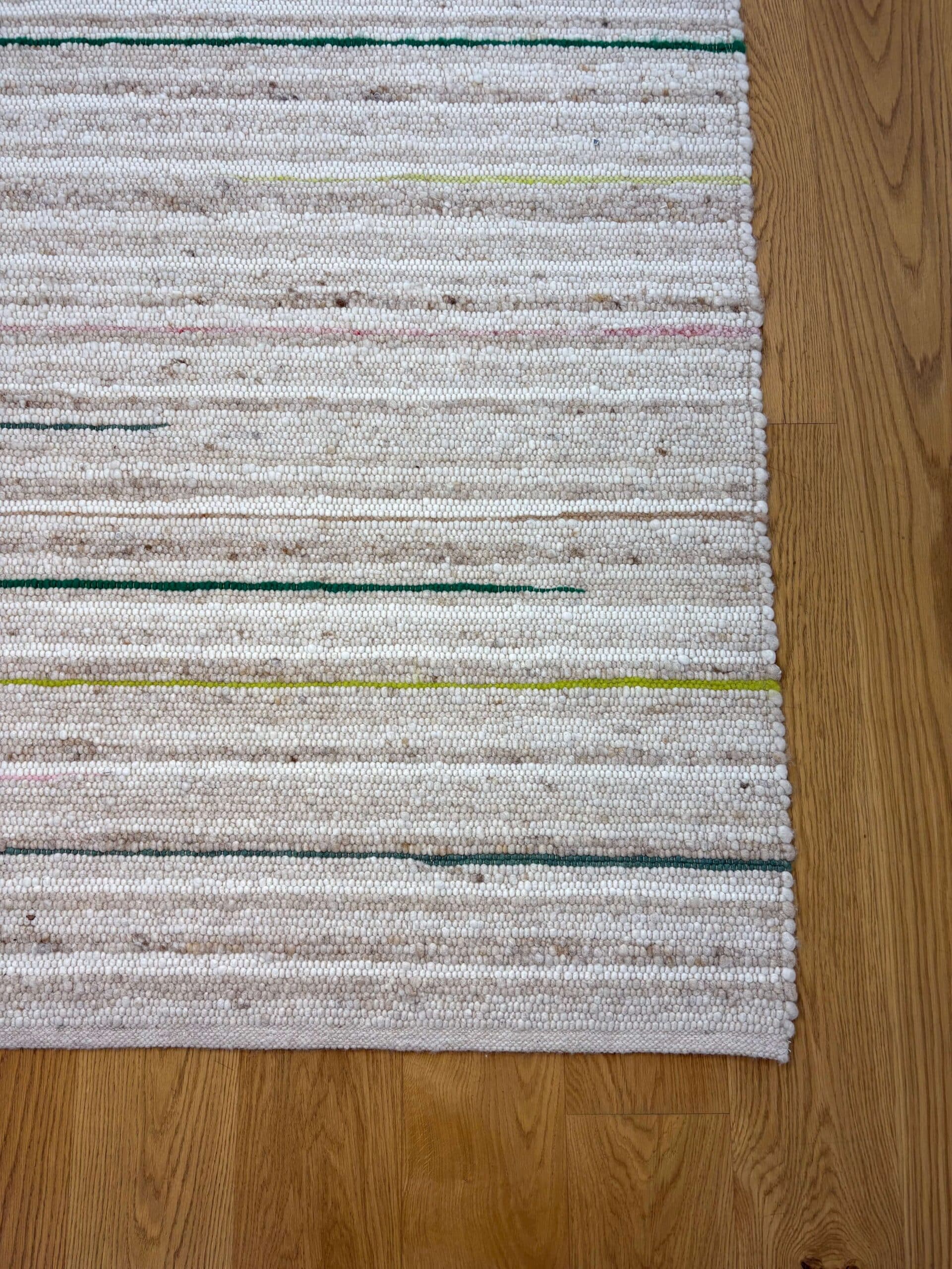 Schafwollteppich Meran gestreift 200/250cm 4 Schafwollteppich Meran gestreift 200/250cm – Bild 3