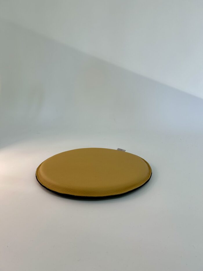Doppelseitiges Leder/ Filzsitzkissen Ø35cm – Bild 2