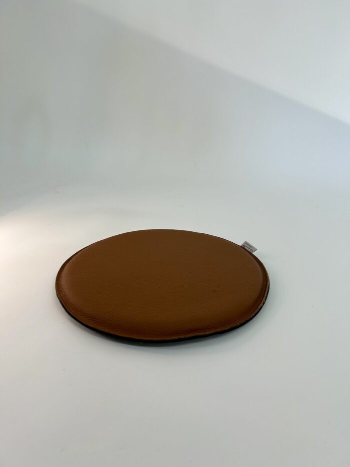 Doppelseitiges Leder/ Filzsitzkissen Ø35cm – Bild 10