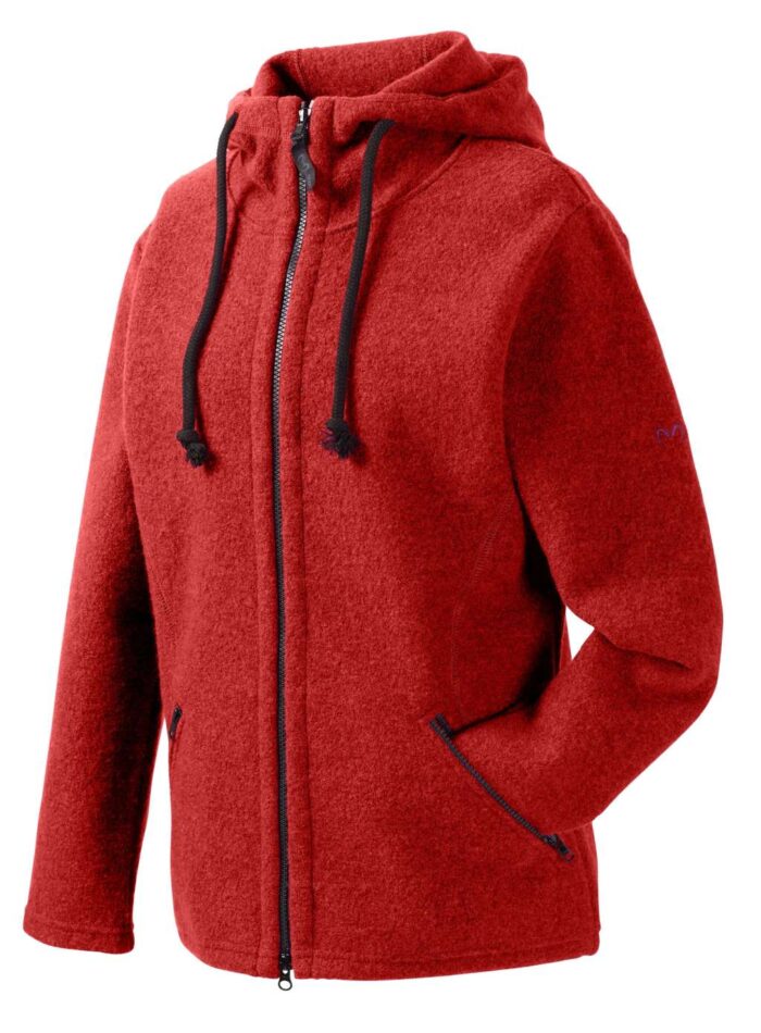 Mufflon Damenjacke mit Kapuze Line W100